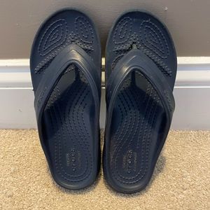 Navy Flip Flops